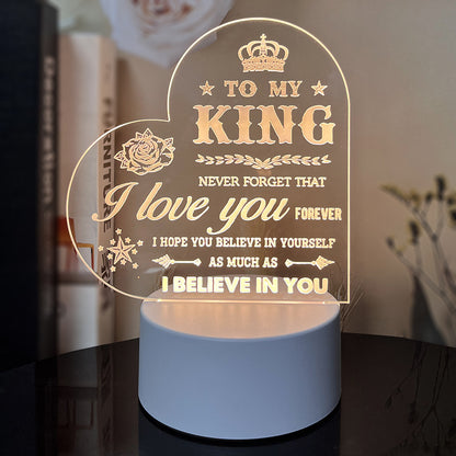 Creative 3D Night Heart Shaped Blessing Language USB Small Table Lamp ad2eb2f0 4335 49d7 9bbc cf2ae854a735