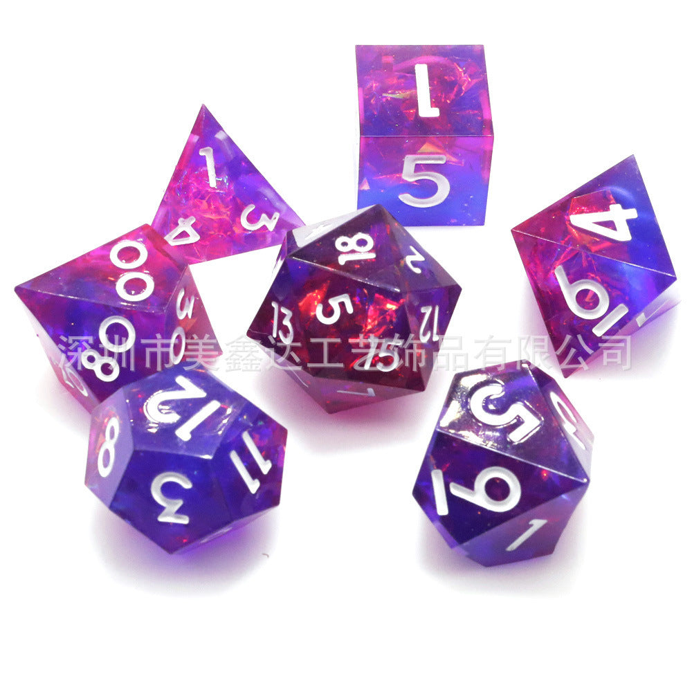 The New Pointed Resin Dragon Eye Can Rotate DND Game Dice ad35d960 32f2 4035 bf8a 9c516a42d462