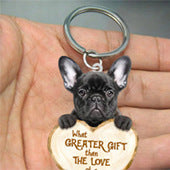 Love Dog Acrylic Key Ring Pendant ad3d32e7 61e9 40b5 97bc 1538a5635df9