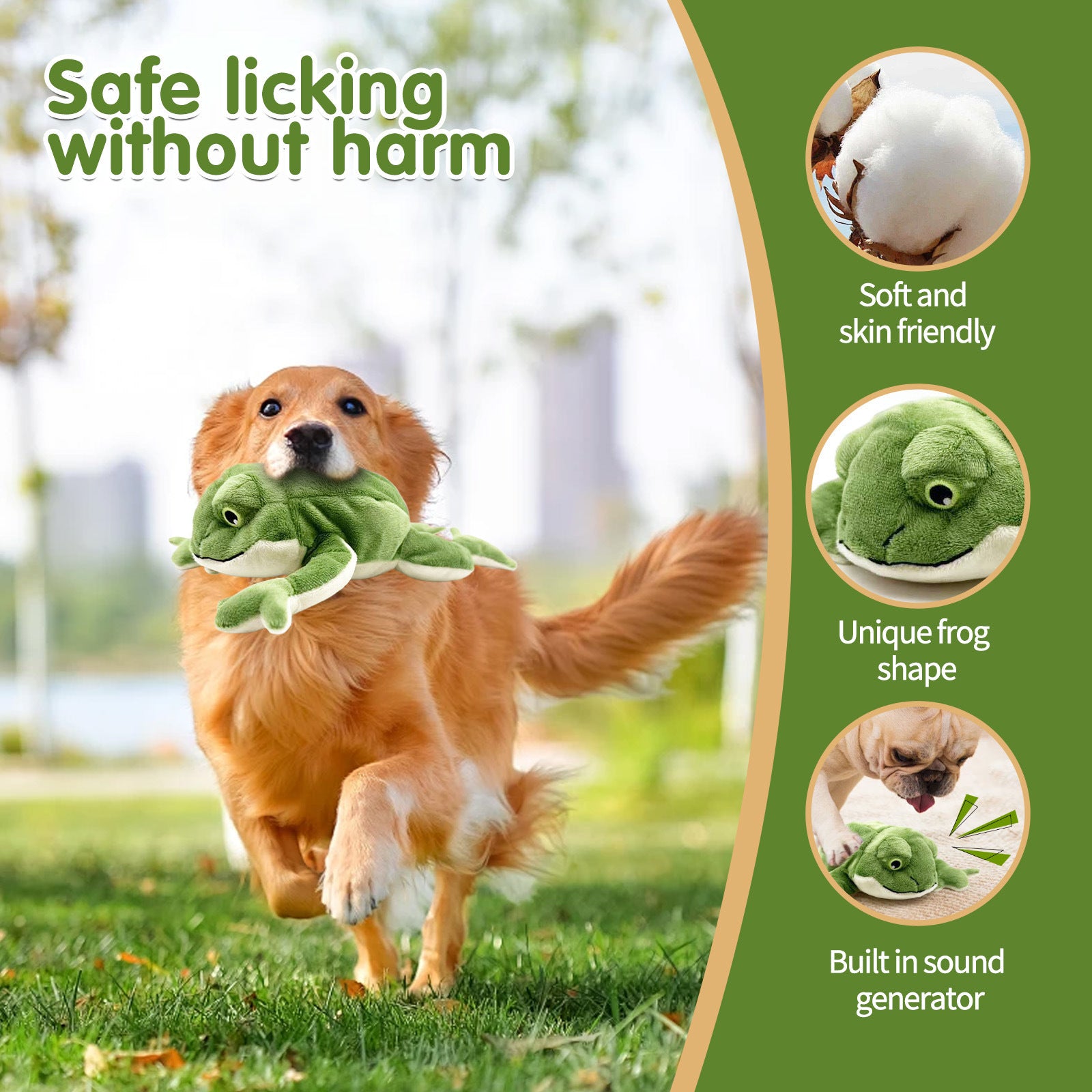 Hot-selling Pet Plush Toys Sound And Bite-resistant Companionship Golden Retriever Magic Fight Teddy Dog Toys New Doll ad59fd