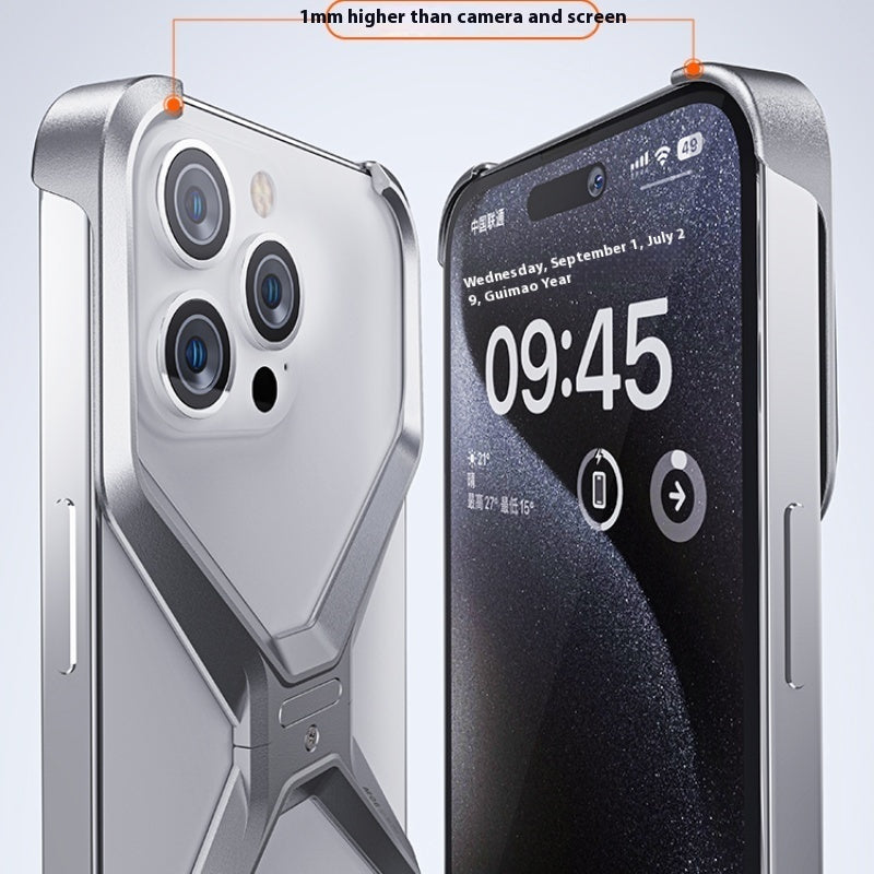 Aluminum Alloy Case New Hollow-out Frameless Heat Radiating Phone Shell ad64f22f 4c92 4d33 92c3 0e9ba6859ab4