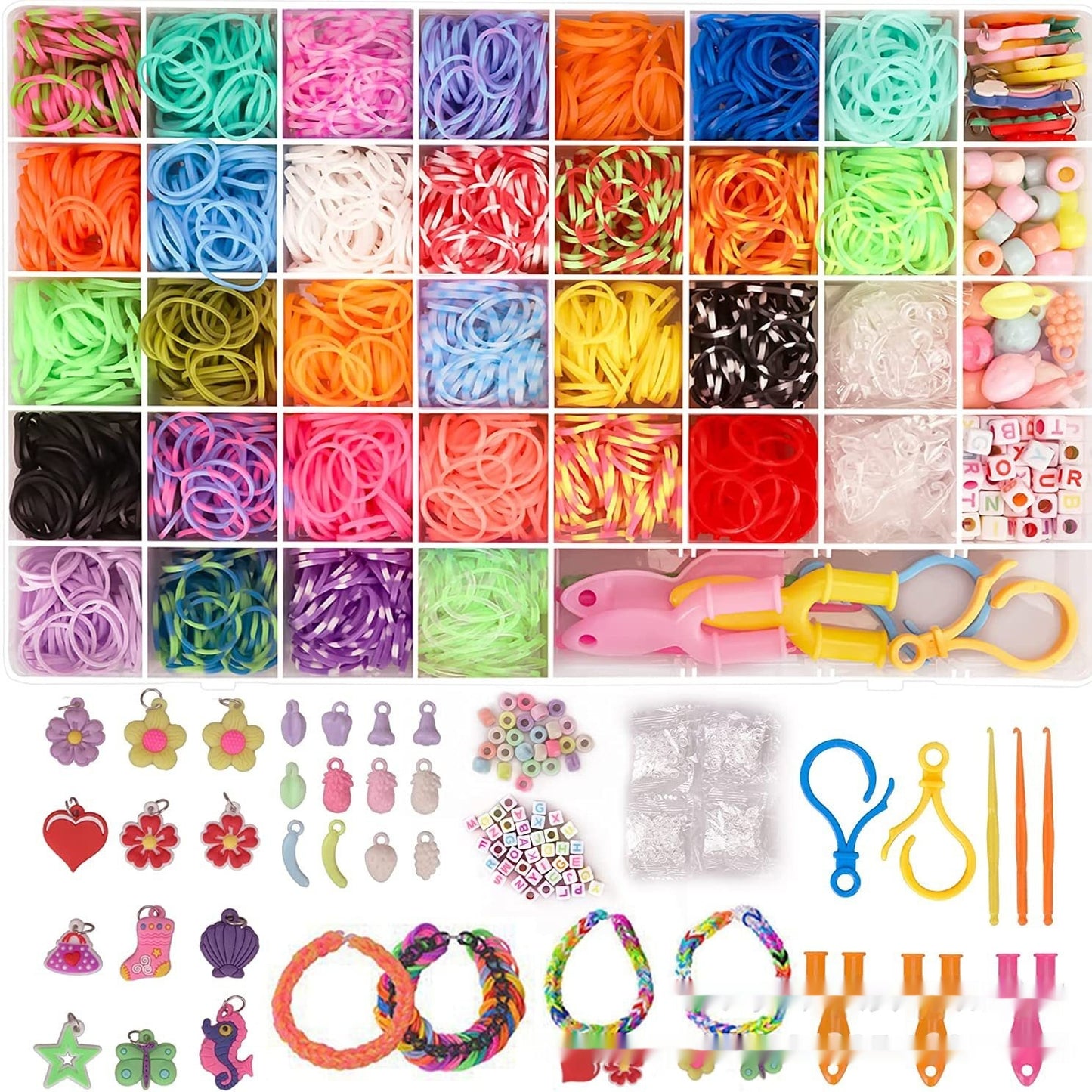40 Grid 2500 Rainbow Handmade Knit Device - HD Wireless Product #7