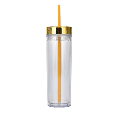 Double Layer AS Plastic Straight Body Multicolor Frosted Straw Cup ad738cc2 3646 4408 a665 eca5f05ba828