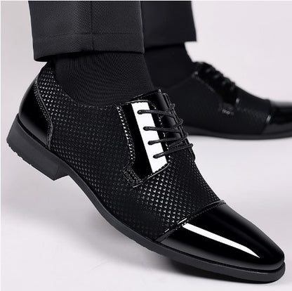 Breathable And Wearable Men's British Korean Pointed Leather Shoes ad84d72e be50 472e 83e1 0883a4cd7306