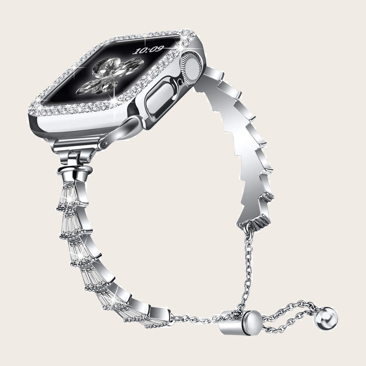 Metal Strap Stainless Steel Shell Diamond Universal ad97fe58 8da1 4b1f 86ab d92d3d9a7c30