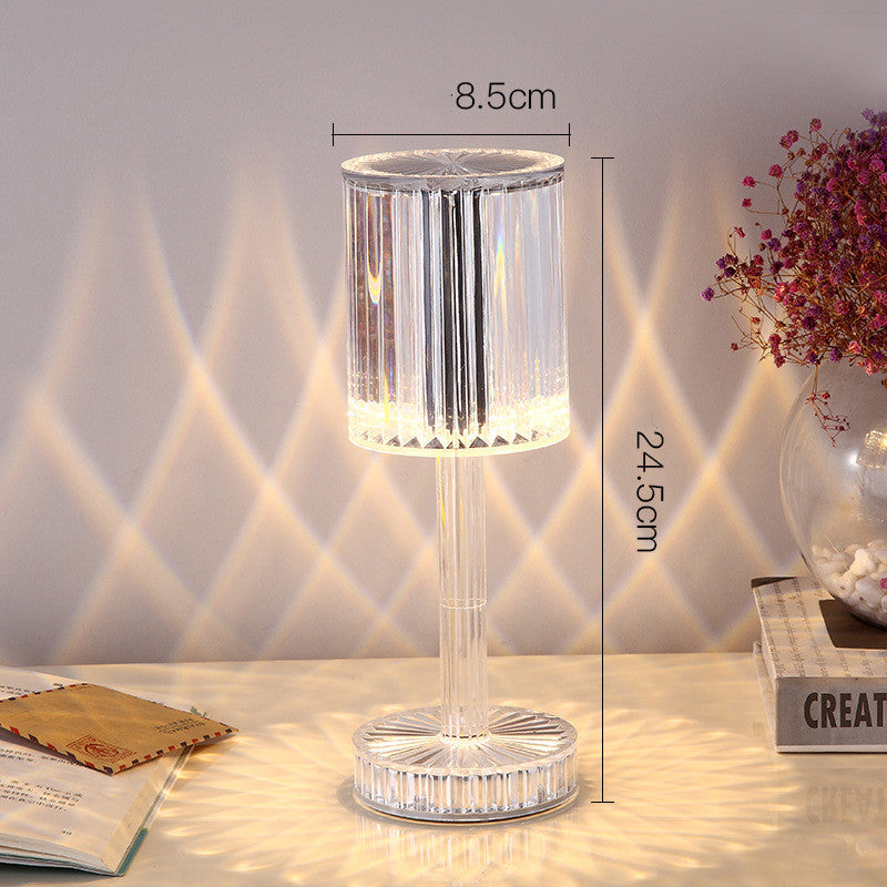 New Crystal Table Lamp Hotel Decoration Diamond Romantic Warm Led For Home Decor Romantic Gift Night Light ad98a402 e0be 4448