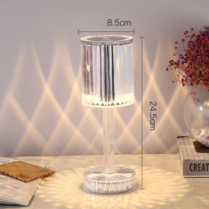 New Crystal Table Lamp Hotel Decoration Diamond Romantic Warm Led For Home Decor Romantic Gift Night Light ad98a402 e0be 4448
