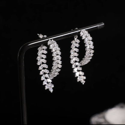 Women's Fashion Temperamental Personalized And All-match Love Heart Earrings adb5763d c731 4c05 9711 794300444724
