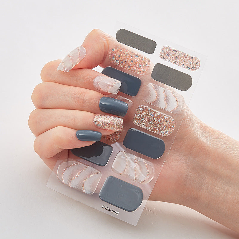 3d Laser Bronzing Craft Nail Applique Nail Sticker - HD Wireless Product #9