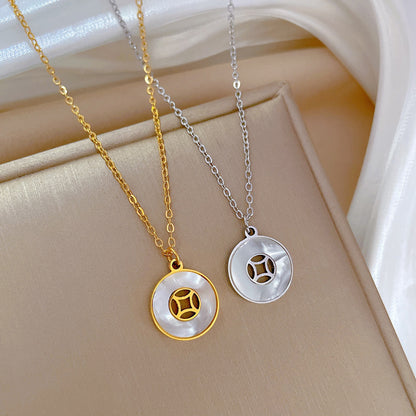Beimu Coin Women's Simple Short Collar Chain adcbe4a3 a32f 4e1c a56c 6b03e80ac08e