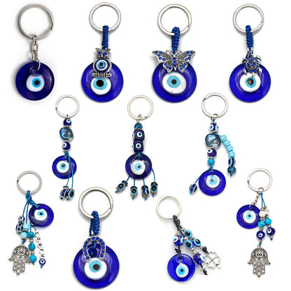Vintage Glass Tassel Alloy Palm Key Pendant add6aa84 b84b 45f3 8a08 9c4e02291505