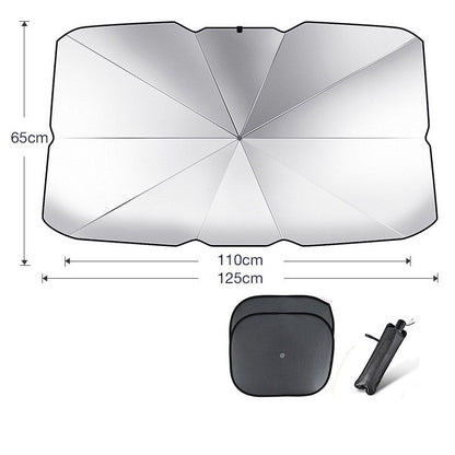 Foldable Car Windshield Sun Shade Umbrella UV Protection Heat Insulation Parasol Auto Front Window Cover Interior Protector S