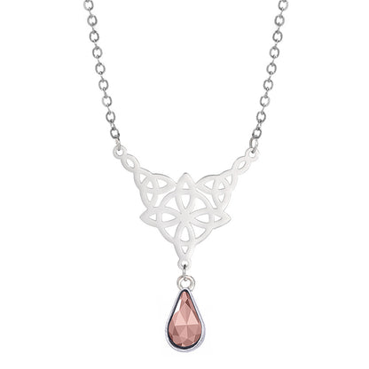New Irish Knot Pendant Crystal Necklace adefb0bf 28dd 4e78 856c 785a3f99d72f