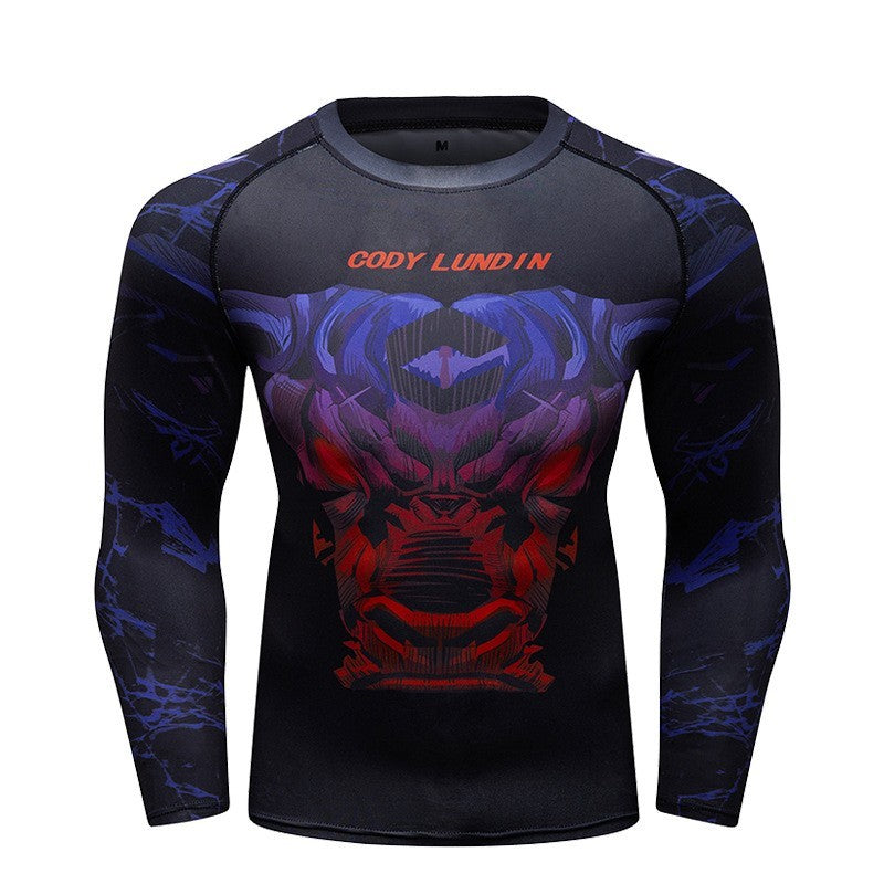Men's Elastic Breathable Running Fitness Suit adf714cf 9b48 40e3 8448 8a1832d65de9
