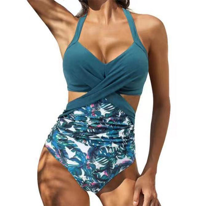 Multicolor Split Bikini Ladies Swimwear ae000087 8a64 42bc 9179 273b504210c5