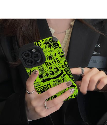 European And American Wave Brand Graffiti English Cartoon Phone Case ae0d1bf2 3b0a 4834 934b b55296ae885d