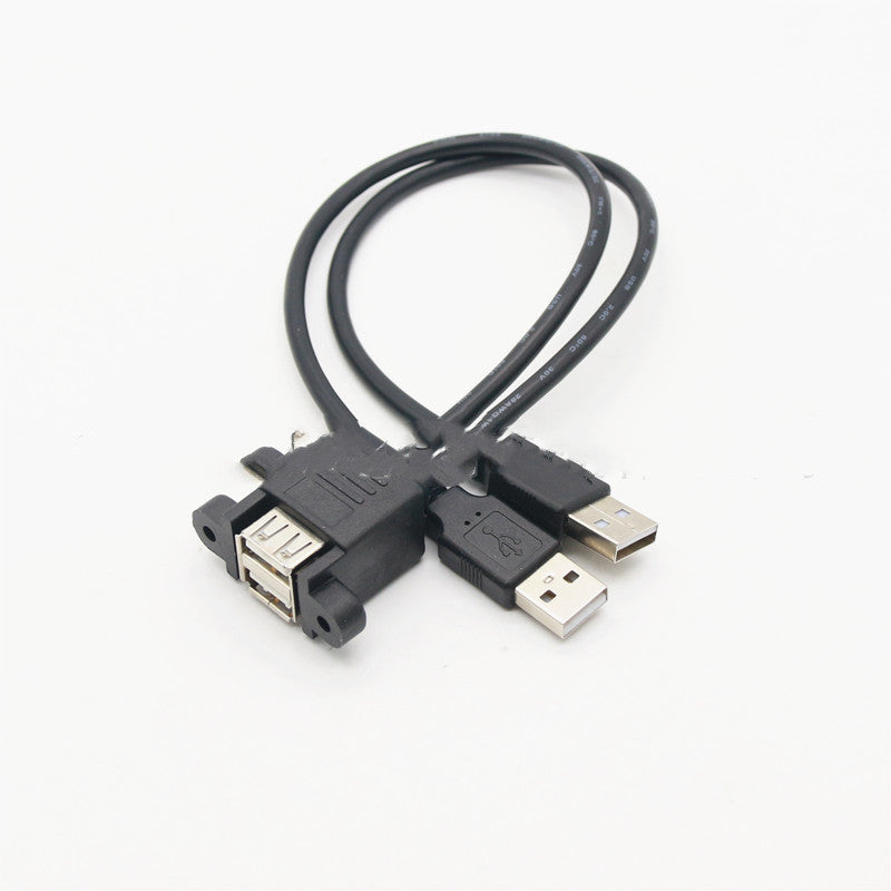 USB 20 Cable Dual-port USB Extension Cord - 图片 9