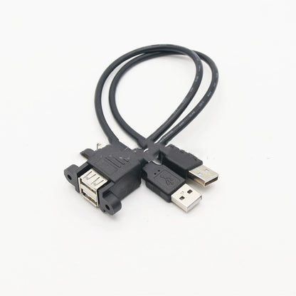USB 20 Cable Dual-port USB Extension Cord - 图片 9