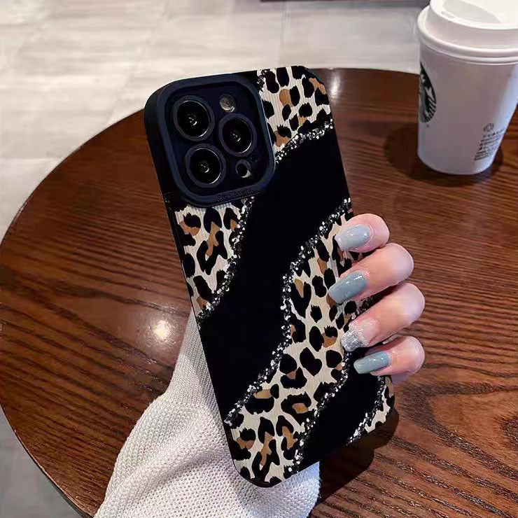 Niche Leopard Vertical Pattern Drop-resistant Phone Case ae164df7 d6bc 4c80 b383 6c765f54cd10