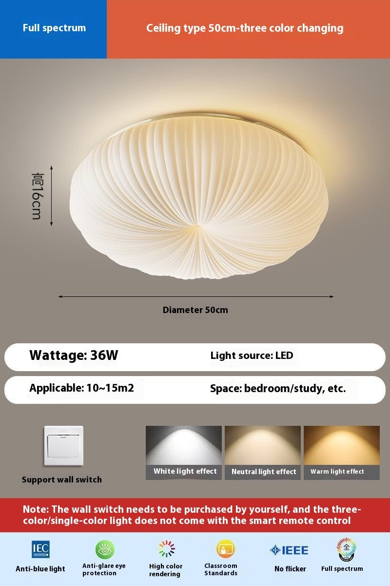 Bedroom Ceiling Lamp Modern Minimalist Nordic Cream Style Warm Creative Eye Protection ae1b6fe4 489c 4343 b70b 576c85765464 t