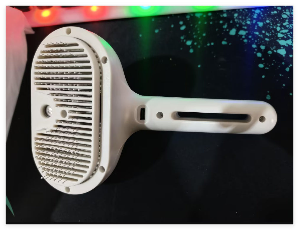 Pet Comb Self Cleaning Pets Hair Remover Brush For Dogs Grooming Tools Dematting Comb Built-in Mist Humidifier Pet Products a