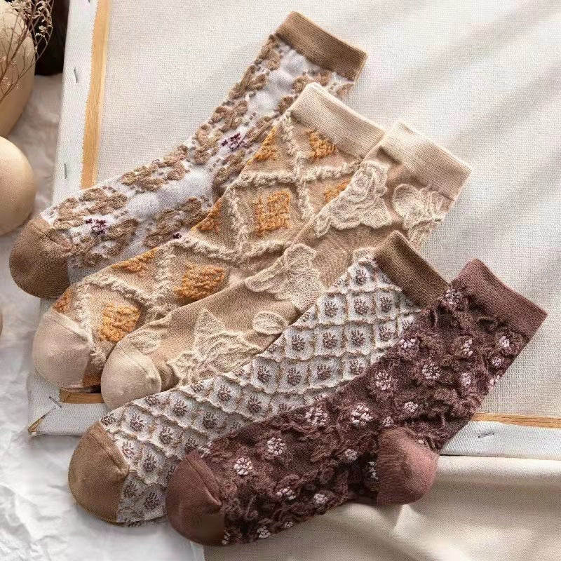 Harajuku Retro Embroidery Spring Kawaii Cute Socks ae3209cd bb63 4b7e 8d5a fa76c3338176