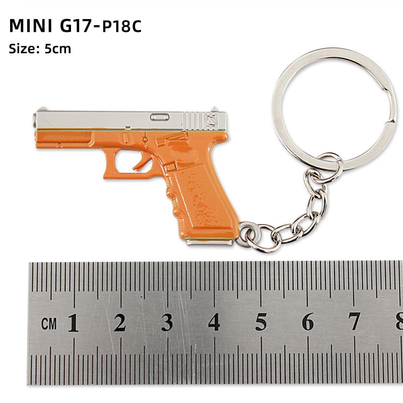 Alloy P92 Model G17 Sand Eagle Left Wheel Keychain ae38da4e 4e05 459a ae97 da8ebe3671a3