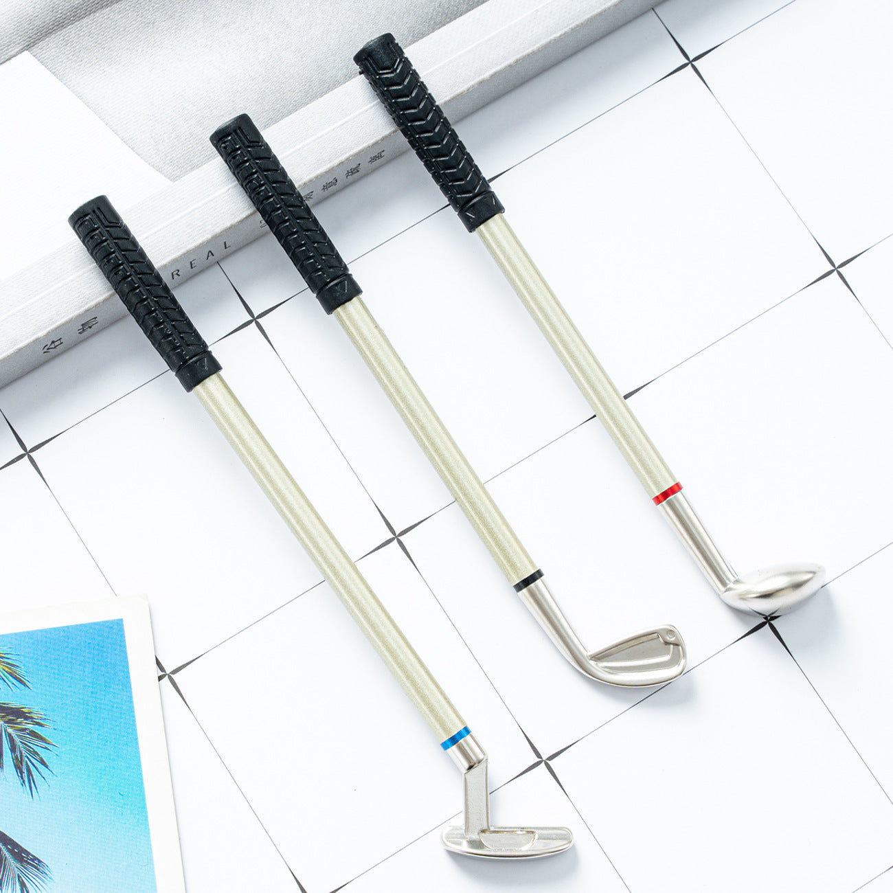 Metal Suit Ballpoint Pen Golf - 图片 2