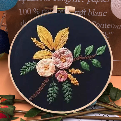 European Style Three-dimensional Fabric Embroidery Material Bag ae4e766a 7463 42fe a11c 452e51adabc6
