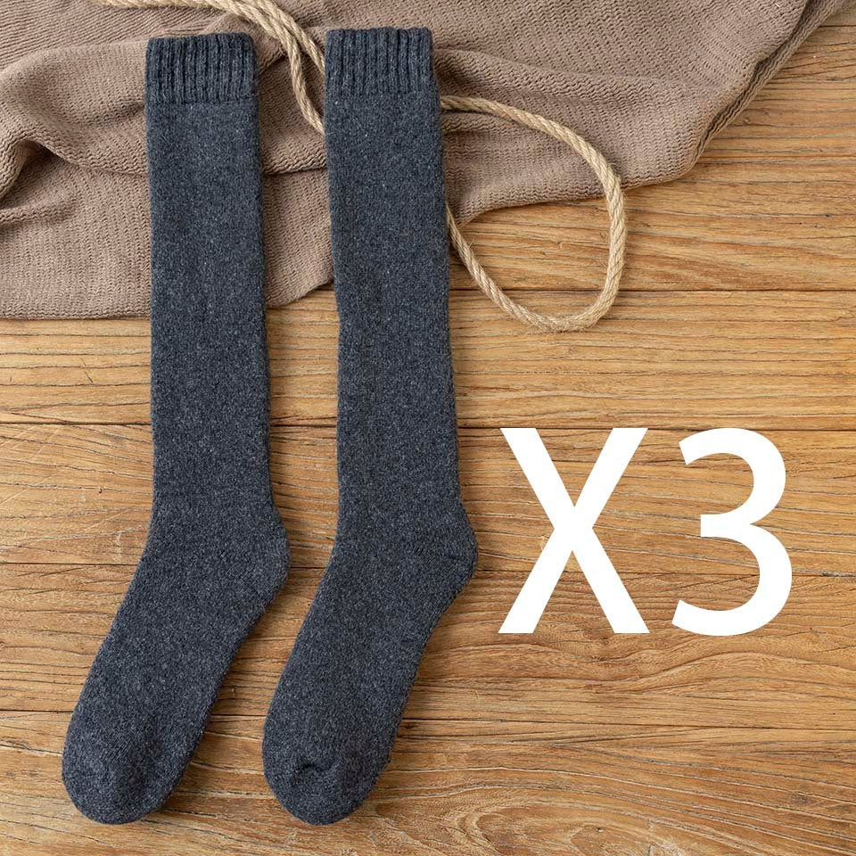 Winter Warm Stockings Plus Fleece Men's Wool Calf Socks ae554655 c50f 4a10 b201 2c97283b15fc