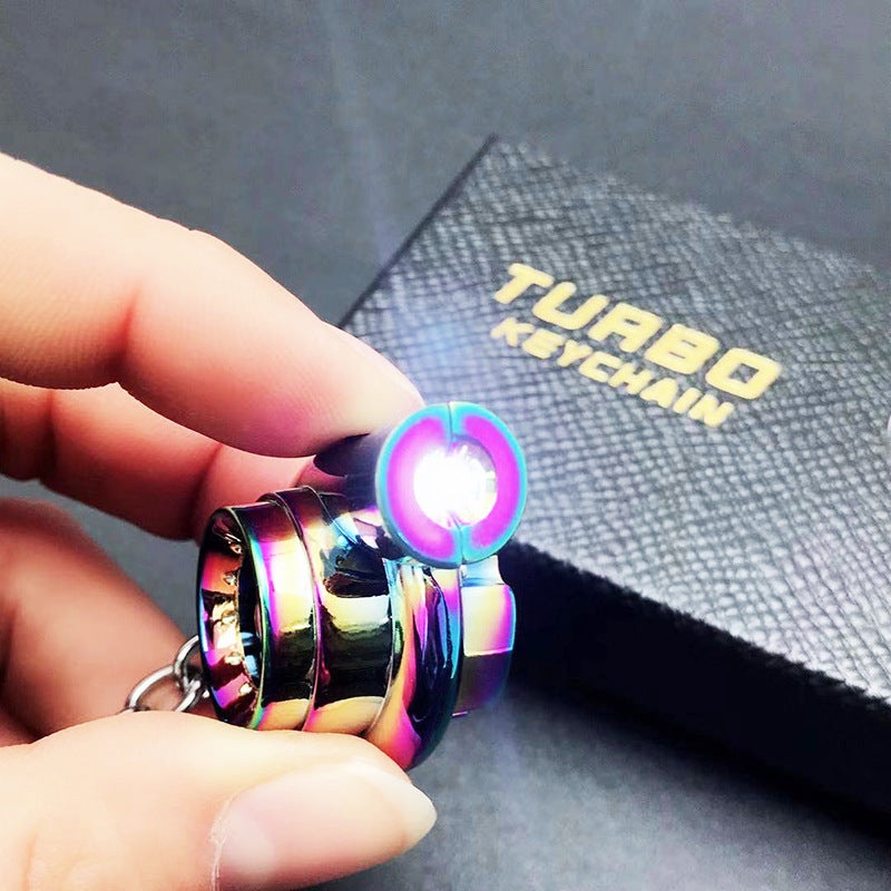 Automotive Turbine Keychain Metal Creative Luminous LED ae5fe600 00f4 4234 8718 9e8dbac4ca0a