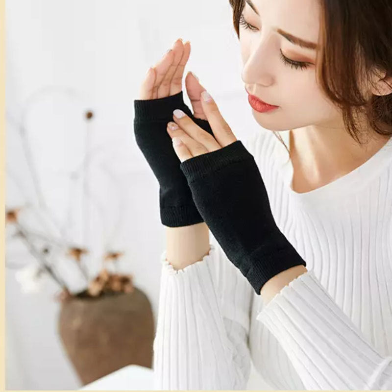 Winter Cotton Gloves Half Finger Sports Fingerless Gloves Knitted ae635d81 e4a2 4e08 85b9 16459c18f121