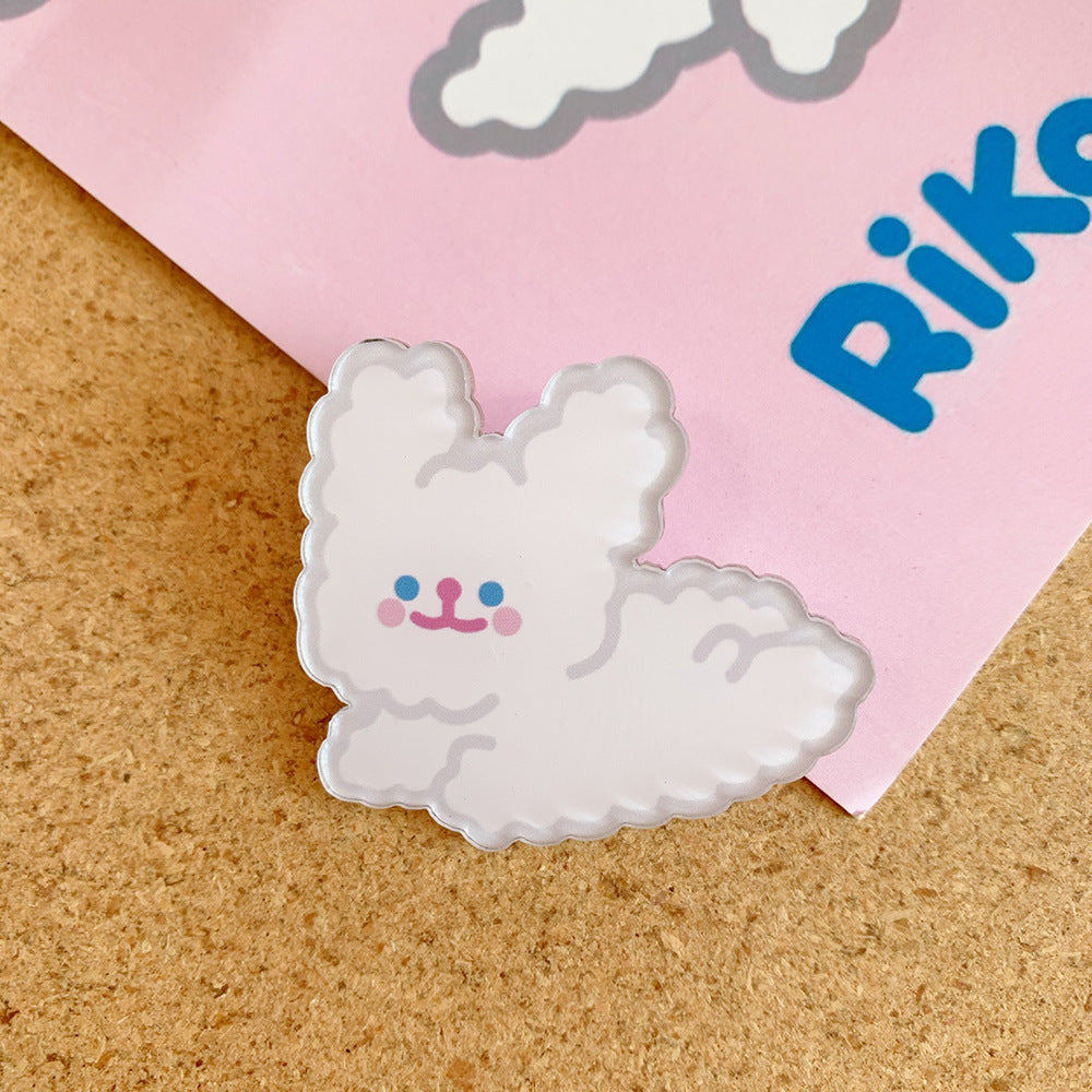 Small Brooch Cartoon Cute Rabbit Accessories Clothes Bag Pendant Badge Female ae731060 98ef 4864 9bc8 d7a2f79cfca7