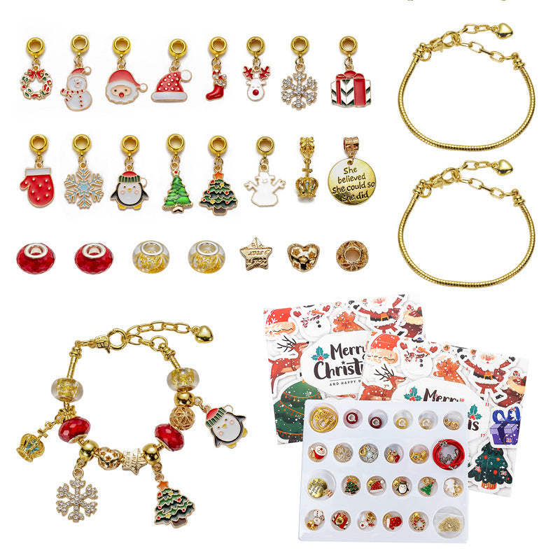 Diy Creative Children's Bracelet Ornament 24 Grid Calendar Christmas Blind Box ae85dc60 a20a 4747 90e5 d3845c856658