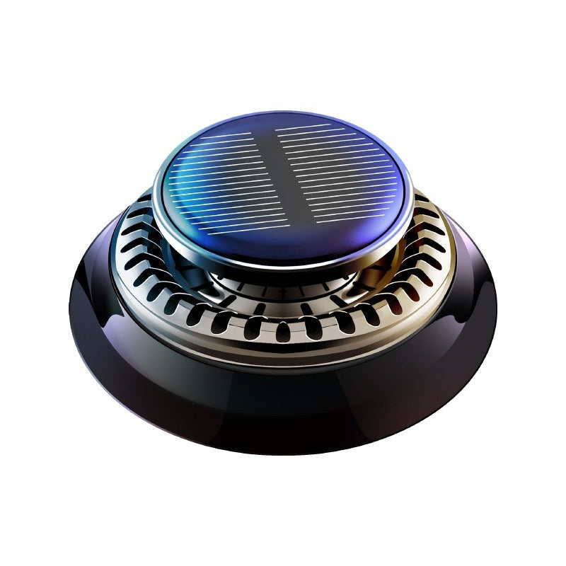 Portable Kinetic Car Air Freshener Solar Powered Double Ring Rotating Air Cleaner Perfume Fragrance Diffuser ae8f8202 5fe1 40