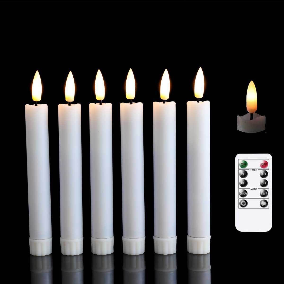 255cm10 Inch Bullet 10 Key Remote Control Wave Mouth Electronic Candle Plastic Birthday Christmas Eve - HD Wireless Product #6