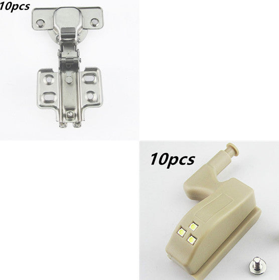 New Hot 10Pcs Unit Cabinet Cupboard Closet Hinge LED Light Lamp Emergency Helpful LED Sensor Light aead8edb 19d3 4672 ba98 de