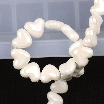 Cross Hole Love Ceramic Beads aeaf9ed4 5933 42d8 b2b5 b394119cf430