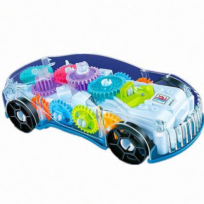 Transparent Gear Concept Light Music Electric Toy Car Model aebc5a64 de6e 470b a129 57ddd4d98e98