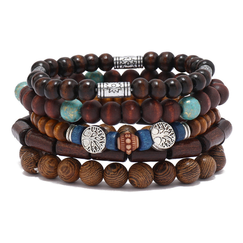 Handmade Beaded Men's Retro Multi-layer Bracelet aeca97cf 1c1e 4d58 8f3e e2c2d83233b5