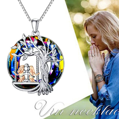 Fashion Colorful Crystal Pendant Necklace aecac970 9d32 4ca6 96bd f6e2a5582677
