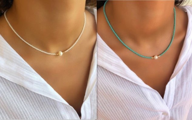 Trendy Design Colorful Necklace Rice aecf0fe5 5397 4103 bec0 d877ca5f88f9
