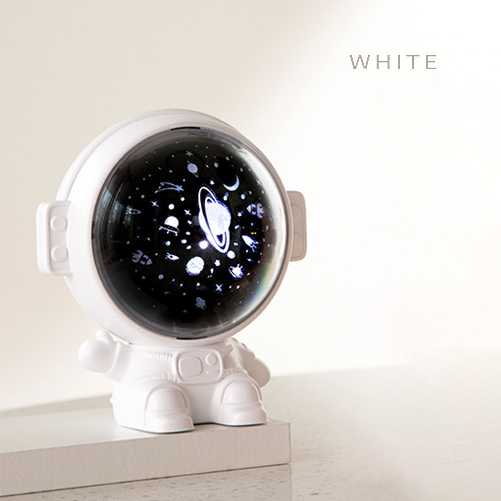Galaxy Star Projector Starry Sky Night Light Astronaut Lamp Room Decr Gift Child Kids Baby Christmas Spaceman Projection aed3