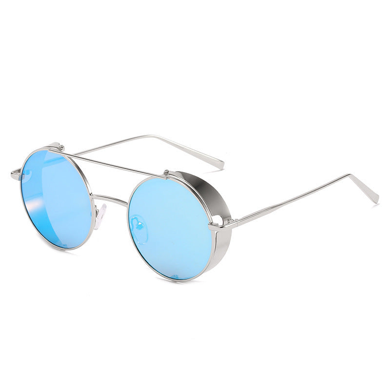 New Metal Double Beam Sunglasses Retro Round Glasses aeedb614 9cc6 4cea 8c9f 1fb67f5e2551