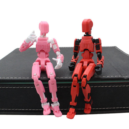 3D Printing More Than Movable Joint Doll Lucky 13 Full Body Movable Robot - HD Wireless Product #5
