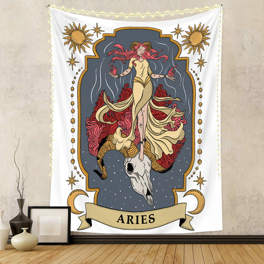 Twelve Constellation Tapestry Skull Tapestry Tarot Tapestry aef92a0c f708 498d 9128 720dcbcc1c34