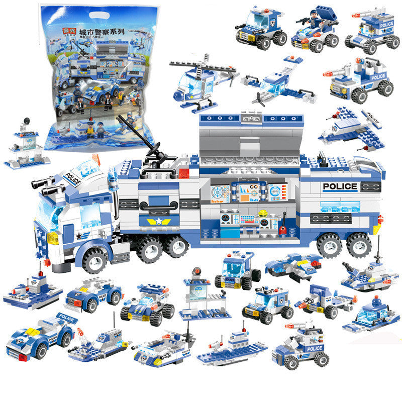 City Police Series Kindergarten Assembly Building Blocks aefa3d00 dcfa 40fb b305 f48e587a9788