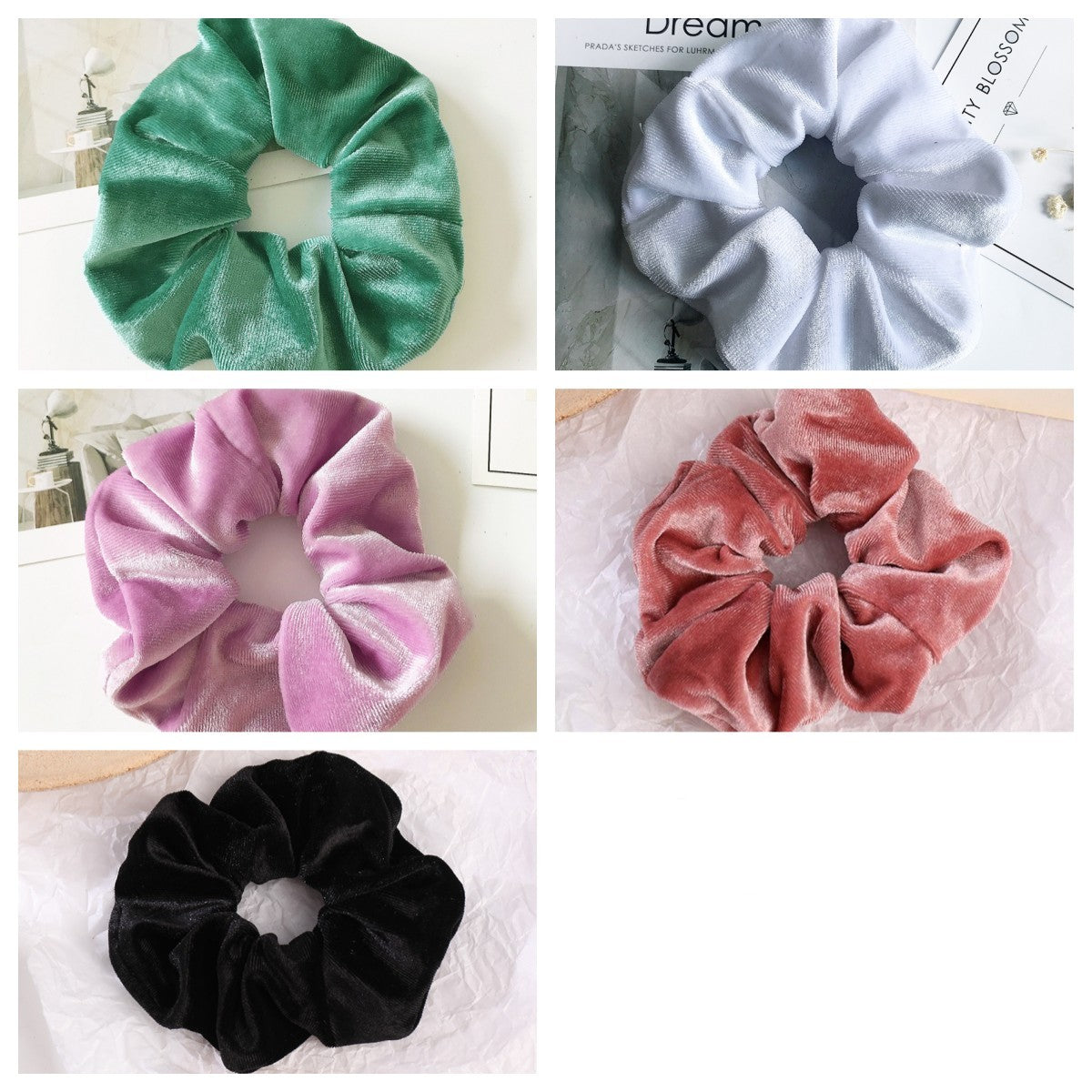 Flannel Hair Tie Hair Rope Amazon Velvet Fashion Ponytail Hair Accessories af01ba82 2388 46e4 a0c9 86c1781832f6