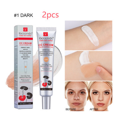 Moisturizing Correcting CC Cream Waterproof Anti-sweat Makeup Before Concealer Lasting Women Makeup Protect Skin Erborian Mak