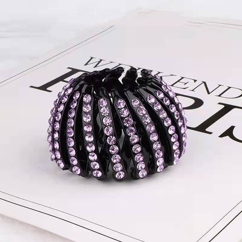 Korean Rhinestone Bird's Nest Pill Head Coiler af44423f b3c1 4da6 8ffc 54ad528ed630